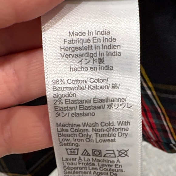 J crew - M -Plaid Long Sleeve Dress - Picture 3 of 4